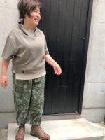 背が150㎝の人が着るゆるいパンツスタイル