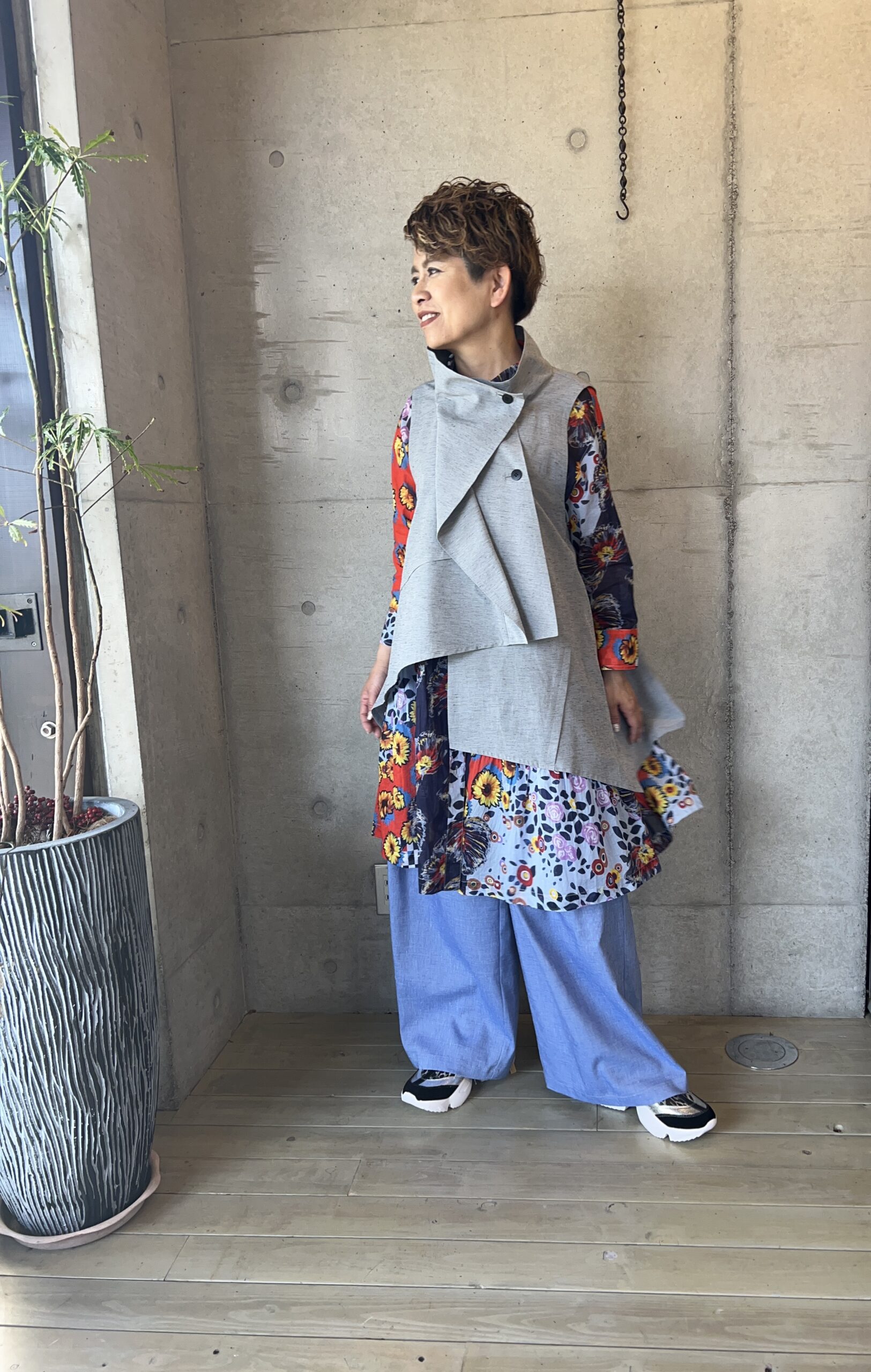 コーディネート提案会①花柄をさりげなくプラスワンする