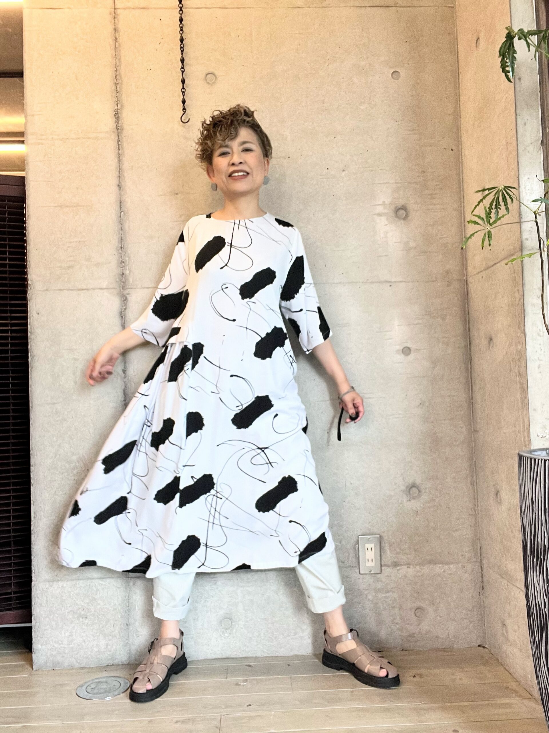 美品✨センソユニコ io comme io チュニックワンピース 大きいサイズ