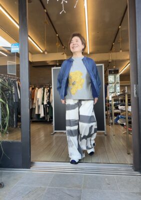 「トリトラ」コーディネート提案会②夏のデニム風アイテム
