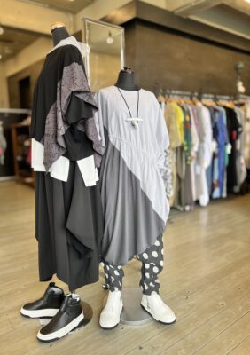 「トリトラ」装いのアート、チュニックもワンランクアップ