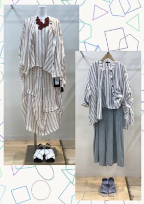 「緑井M2」夏に人気！軽やか綿100%のお洋服