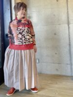 「トリトラ」コーディネート提案会③芽風を着てみました