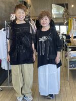 「トリトラ」コーディネート提案会①ブラックでシンプルコーデ