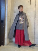 「トリトラ」コーディネート提案会④秋を感じる深紅を着こなす