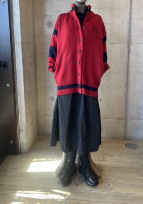 「トリトラ」元気カラーのはおりでコーディネート