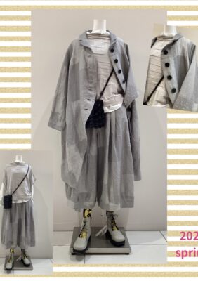 「緑井M2」春の存在感のある織柄シリーズ