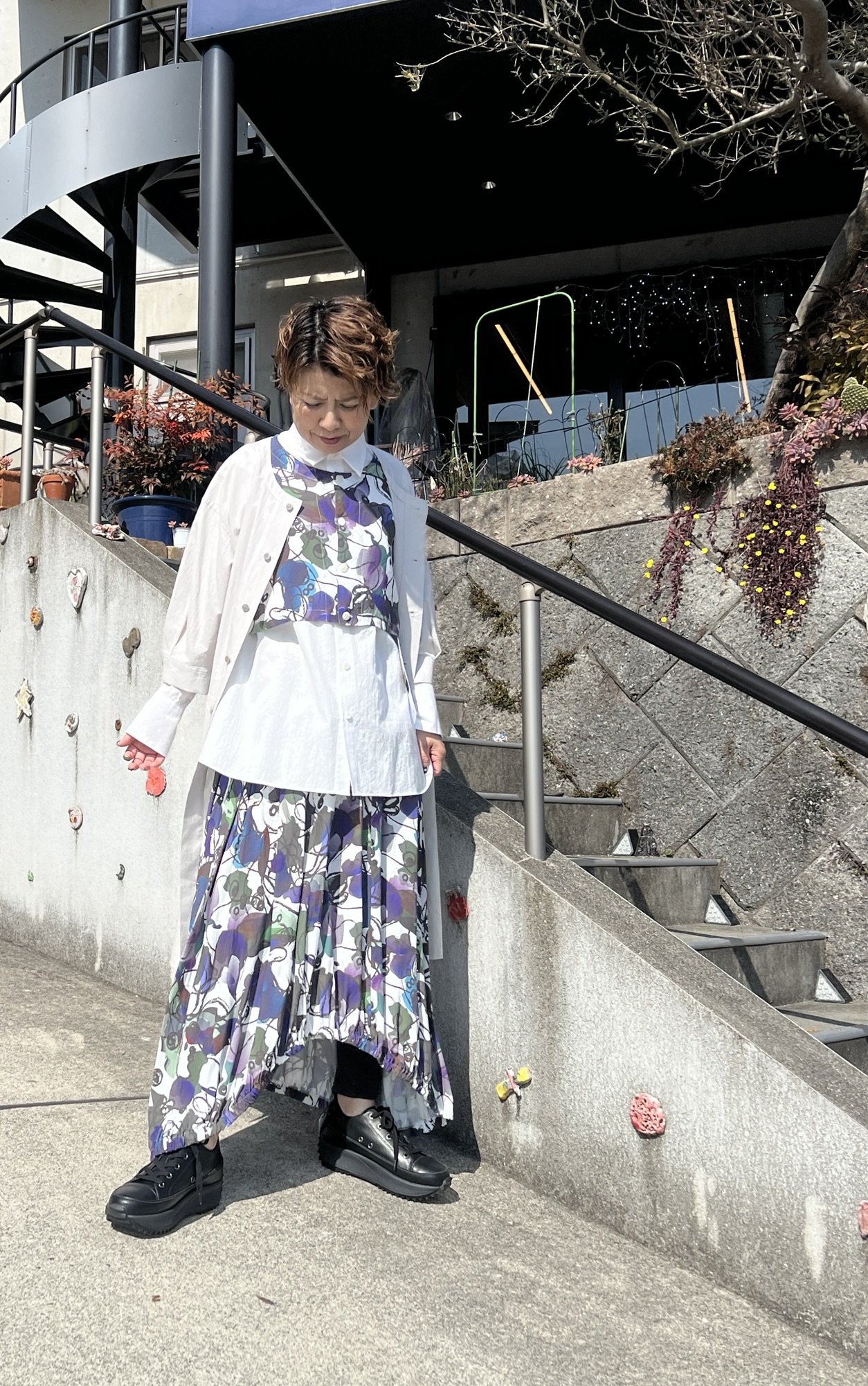 トリトラ」コーディネート提案会④洗練された大人の柄をおすすめしたい