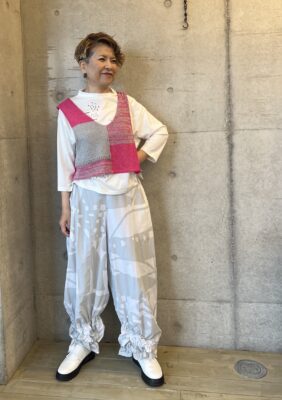 「トリトラ」コーディネート提案会②もゆるの夏の柄