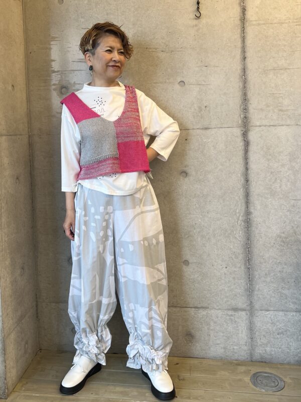 「トリトラ」コーディネート提案会②もゆるの夏の柄