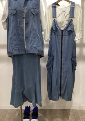 「LECTエムニ」夏デニムのお出かけスタイル