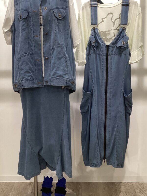 「LECTエムニ」夏デニムのお出かけスタイル