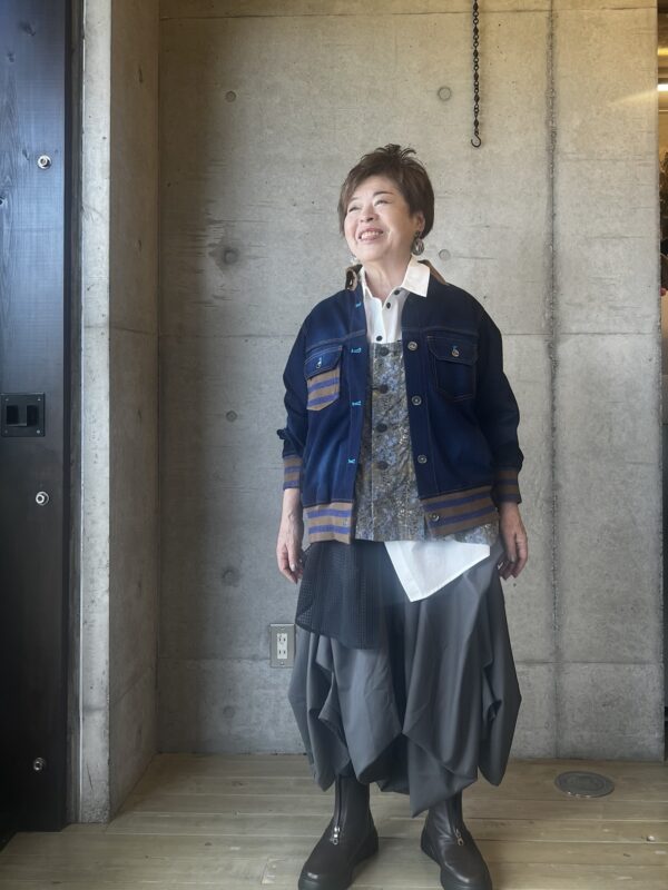 「トリトラ」コーディネート提案会②花柄でアクセント