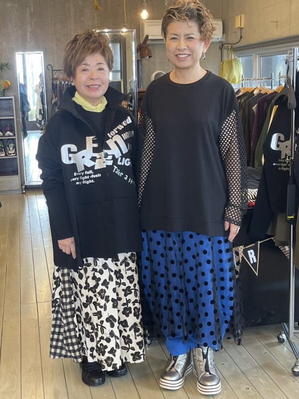 コーディネート提案会④ドットが効いてます