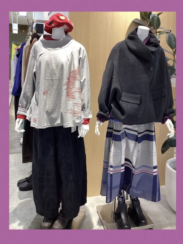 「緑井M2」重ねて楽しむコーデ